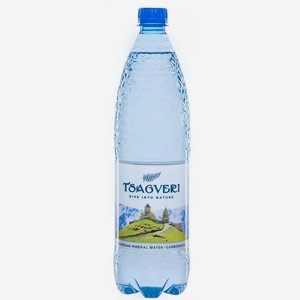 Минеральная лечебно-столовая вода ЦАГВЕРИ ГАЗ. ПЭТ 1Л, 1