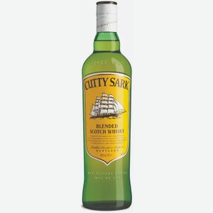 Виски шотландский купажированный КАТТИ САРК 40% 0,7Л, 0,7