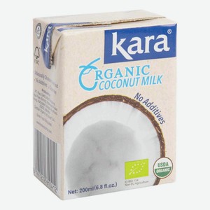 Растительный напиток кокосовый Kara Organic 17% 200 мл