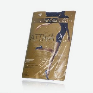 Женские колготки Omsa Attiva 40den Nero 3 размер
