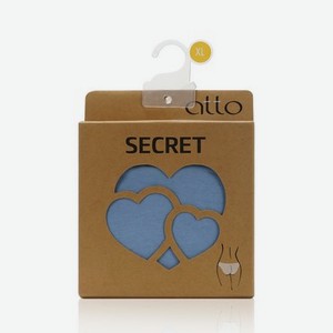 Женские трусы - слипы Atto Secret , Голубой , XL