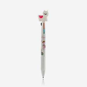 Шариковая ручка УРРА трехцветная   Лама  