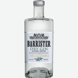 Джин Barrister Dry, алк. 40%, 1 л