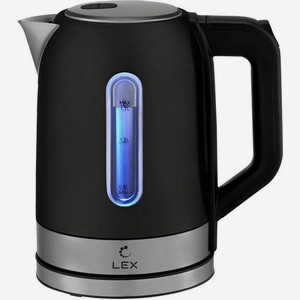 Чайник электрический LEX LX 30018-2, 2200Вт, черный