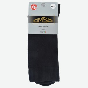 Носки мужские Omsa Eco 401 черные, размер 45-47