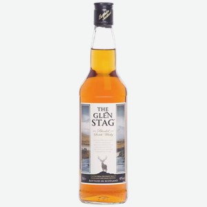 Виски шотландский купажированный ГЛЕН СТАГ 40% 0,7Л, 0,7