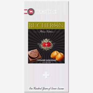 Шоколад Bucheron Blanc Edition Горький С Фундуком 100г, , ,