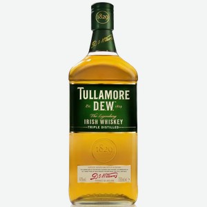 Виски ирландский купажированный ТАЛМОР Д.И.У. 3 ГОДА 40% 0,7Л, 0,7