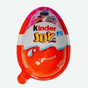 Шоколадное яйцо Kinder Joy для девочек с игрушкой, 20 г