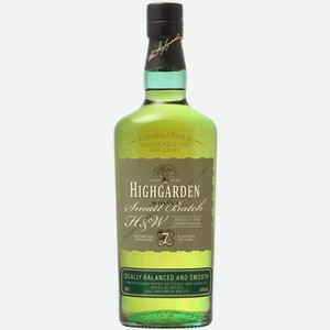 Виски зерновой ХАЙГАРДЕН 7 ЛЕТ 40% 0,5Л, 0,5