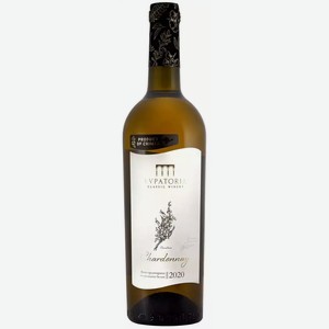 Вино ординарное СЕРИЯ ТРАВЫ ШАРДОНЕ 10-12% БЕЛ. П/СЛ. 0,75Л, 0,75