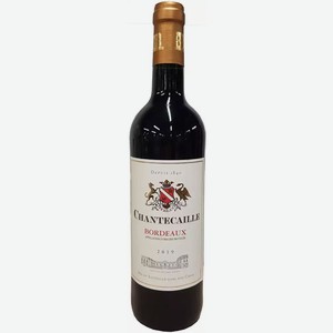 Вино ординарное ШАНТЕКАЙ БОРДО 8,5-15% КР. СУХ. 0,75Л, 0,75
