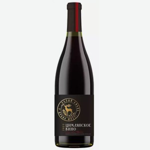 Вино Цимлянское Вино 9,5-11,5% Кр. П/сл. 0,75л, 0,75
