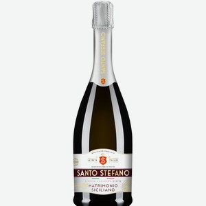 Напиток винный Santo Stefano Matrimonio Siciliano Amabile белое полусладкое, 0.75л