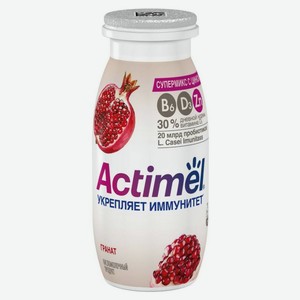 Напиток кисломолочный Actimel с гранатом 1,5%, 95 г