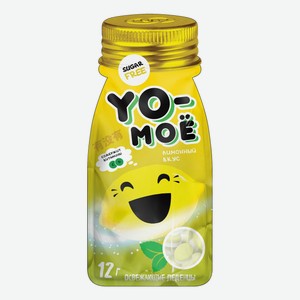 Леденцы Yo-Moе с лимонным вкусом 12 г