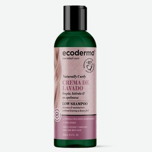 ECODERMA Шампунь для кудрявых волос очищающий и увлажняющий Naturally curly low shampoo Naturally curly