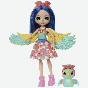 Кукла Попугай Enchantimals Прита и питомец Флаттер 15 см