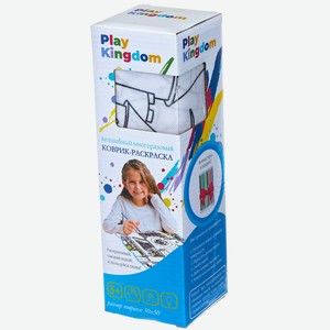 Коврик-раскраска Play Kingdom «Принцессы» с фломастерами