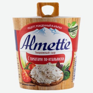 Сыр творожный с томатами по-итальянски Almette БЗМЖ, 150 г
