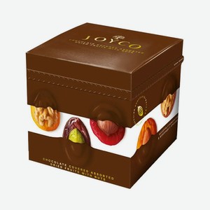 Шоколадные конфеты JOYCO Ассорти сухофруктов в шоколаде с орехами 500 г