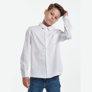 Рубашка для мальчика Mini Maxi, белая (140)