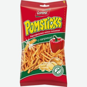 Чипсы картофельные Lorenz Pomsticks с паприкой, 100 г