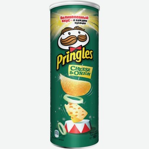 Чипсы картофельные Pringles Сыр и лук 165 г