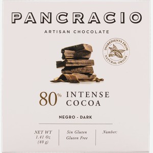 Шоколад горький 80% Панкрасио Чоколатс Панкрасио Чоколатс кор, 40 г