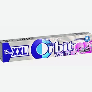 Жевательная резинка ORBIT WHITE BUBBLEMINT XXL 20,4Г