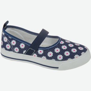 Туфли для девочки Mursu, синие с белым (28)