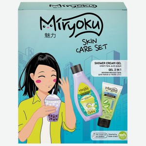Набор подарочный Miryoku Skin Care Set Гель для душа 300мл + Гель для лица и тела 150мл