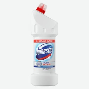 Чистящее средство для унитаза Domestos Ультра Белый, 1,5 л