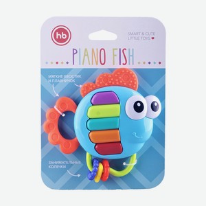 Игрушка музыкальная Happy baby piano fish арт330369
