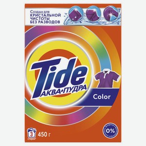 Стиральный порошок Tide Color для стирки цветных вещей, автомат 450 г