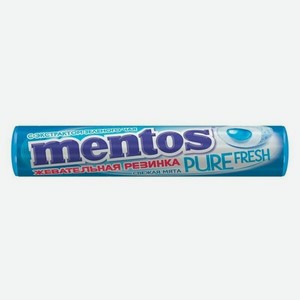 Жевательная резинка Mentos Pure Fresh Свежая мята без сахара, 1 16 г