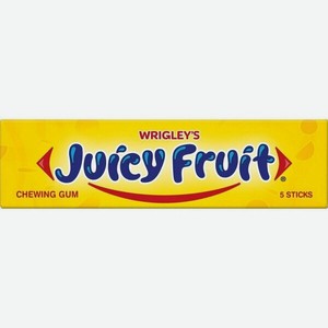Жевательная резинка Juicy Fruit со вкусом фруктов 13 г