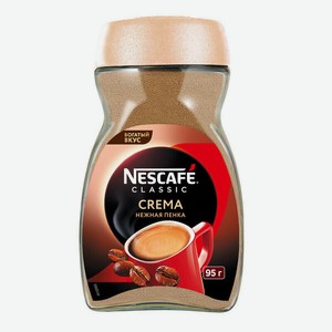 Кофе Nescafe Classic Crema растворимый натуральный порошкообразный 95 г