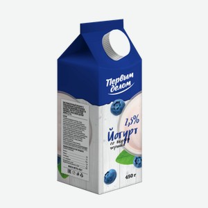 Йогурт Молочное царство / Первым делом Черника, 2,5%