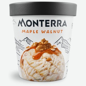 Мороженое Monterra Кленовый сироп и грецкий орех 480 мл