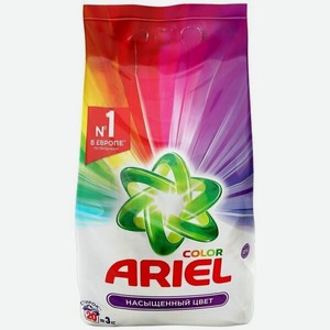 Стиральный порошок Ariel Color для цветного белья, автомат, 2,5/ 3 кг