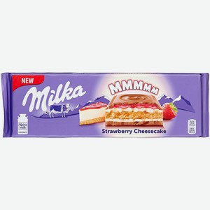 Шоколад молочный Milka Клубничный чизкейк