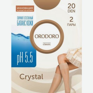 Гольфы женские Orodoro Gambaletto Crystal, 20 ден, цвет бронзовый