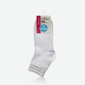 Женские носки с люрексом Atto Beauty C1265 , Белый , р.23-25