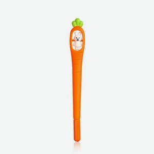 Ручка гелевая , капиллярная   Морковка с зайкой  