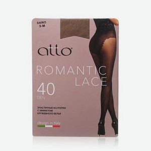 Женские колготки Atto Romantic Lace 40den Daino 3 размер