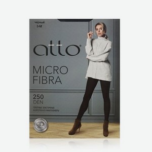 Женские колготки Atto Microfibra 250den Черный 2 размер