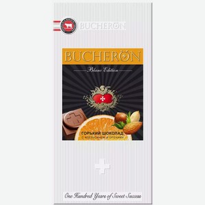 Шоколад Bucheron Blanc Edition Горький С Апельсином И Орехами 100г