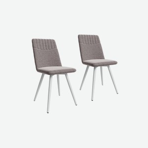 Комплект стульев Вивиан светло-коричневый / белый