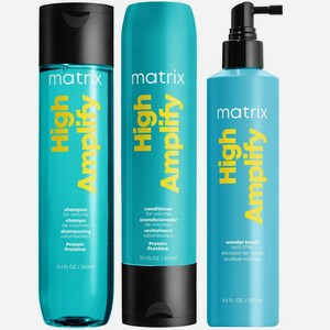 Matrix Набор для объема волос: шампунь 300 мл + кондиционер 300 мл + спрей 250 мл